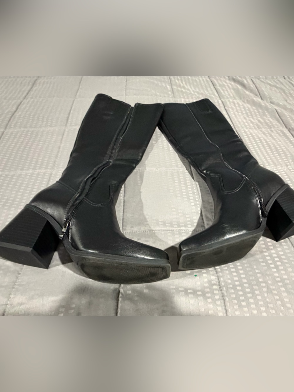 Dream Pairs Black Women's Heeled Knee High Boots